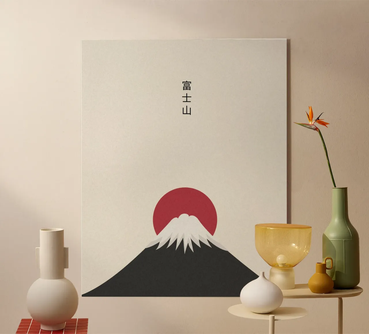 Fuji acrylic glass by PurePeachStudio