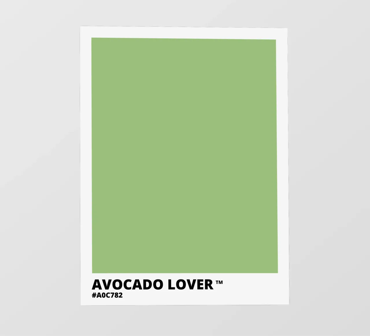 Avocado Lover Green Color telo in pvc da Magnific