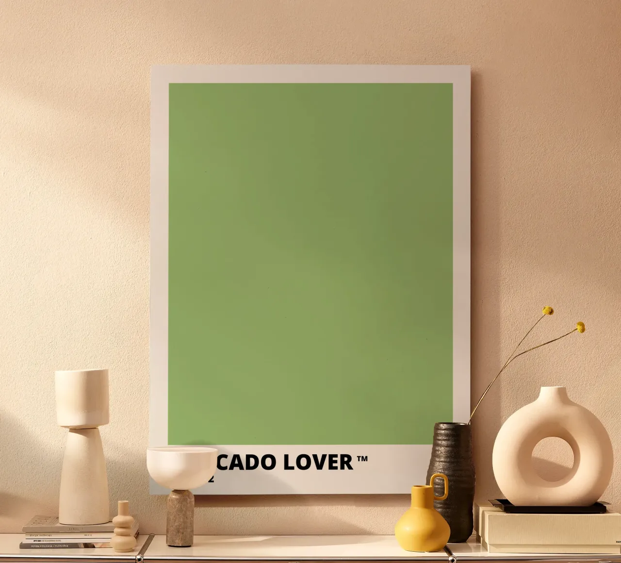 Avocado Lover Green Color alluminio dibond da Magnific