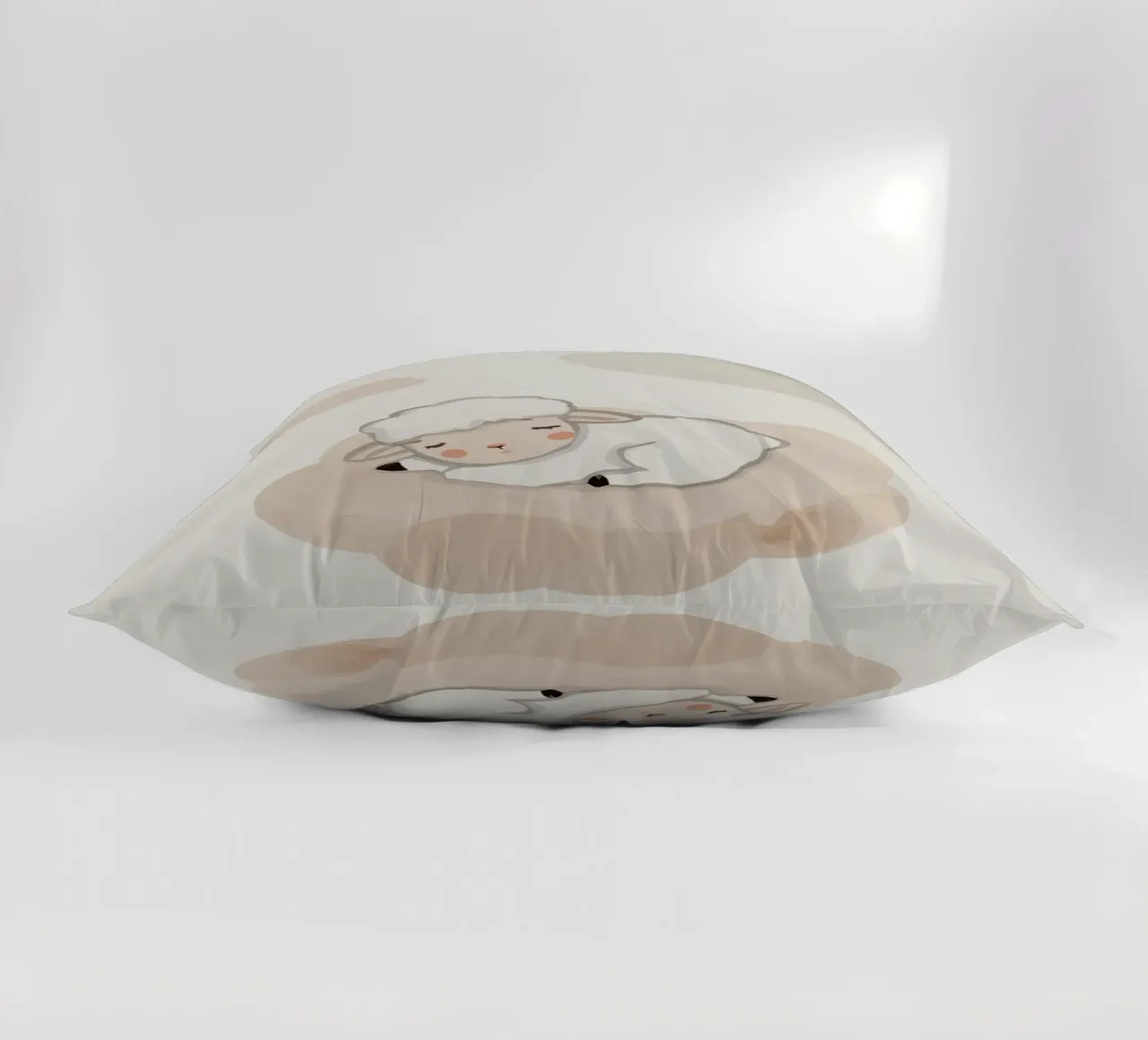 Agnello addormentato su una nuvola cuscino da DesignDoodle
