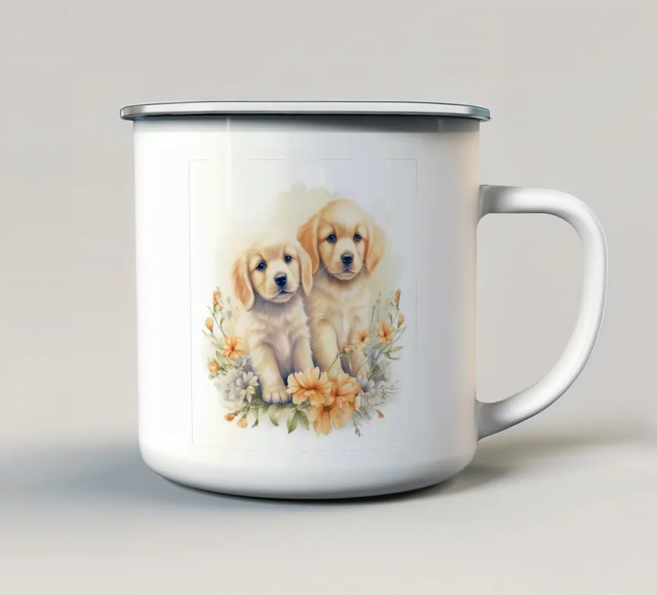 Cuccioli tazza in smalto da Happy Littles