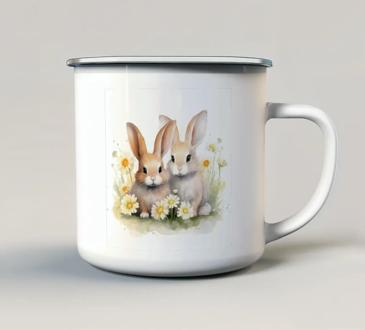 Coniglietti tazza in smalto da Happy Littles