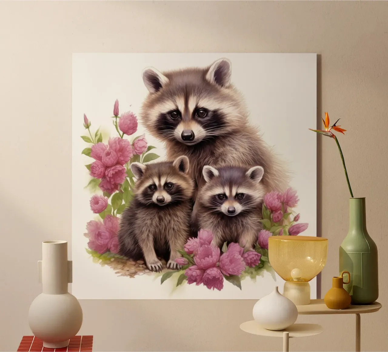 Piccoli procioni plexiglass da Happy Littles