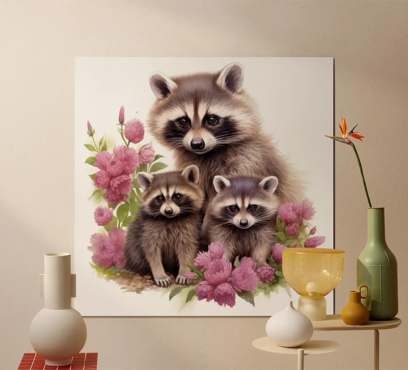 Piccoli procioni poster da Happy Littles