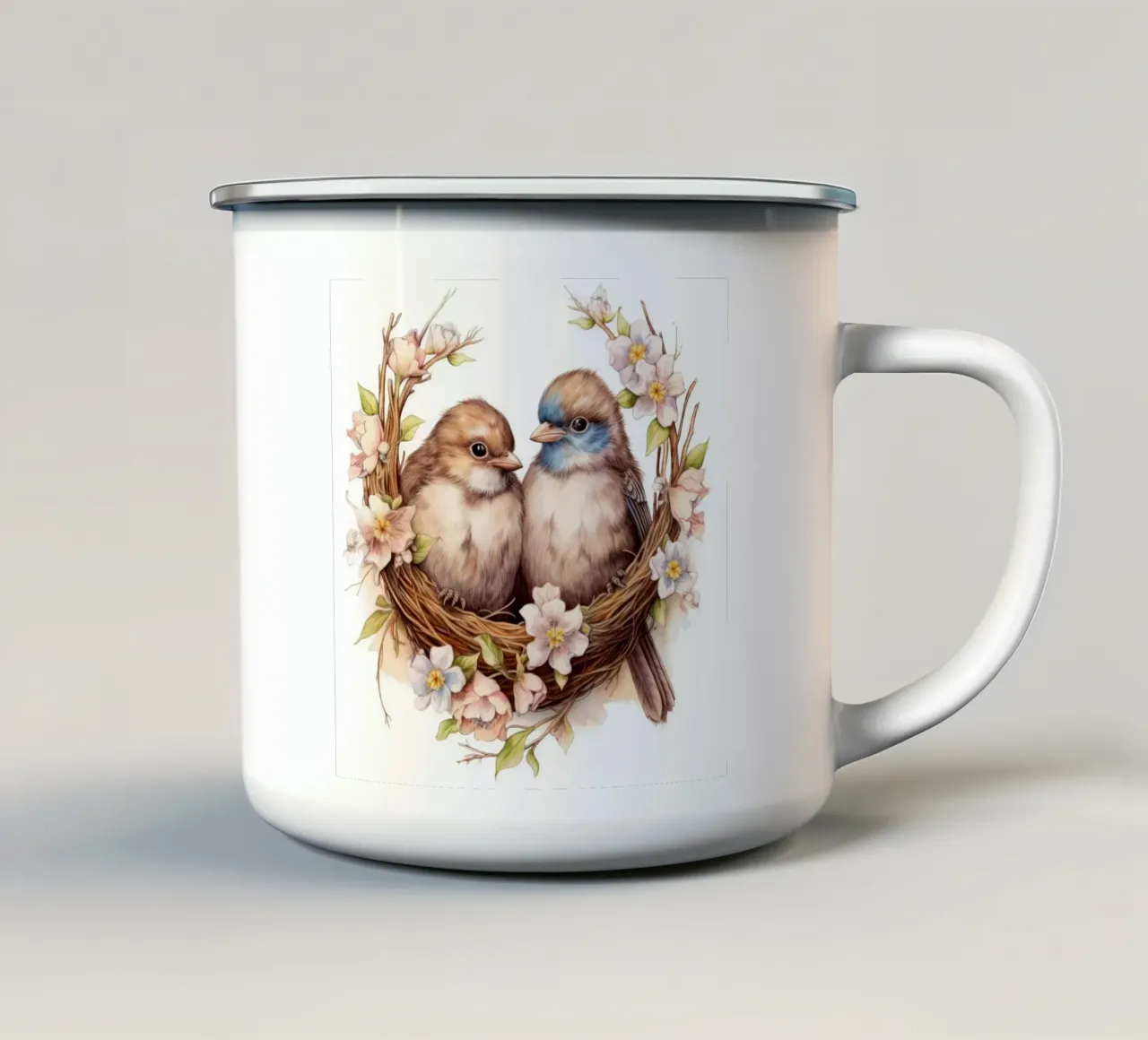 Passerotti tazza in smalto da Happy Littles