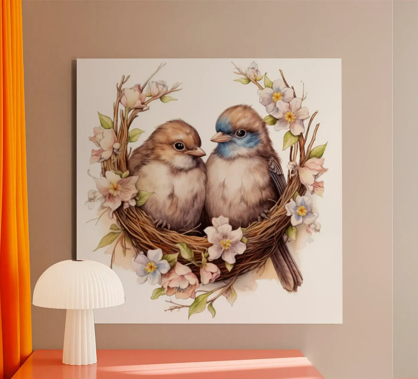 Passerotti pannello forex da Happy Littles