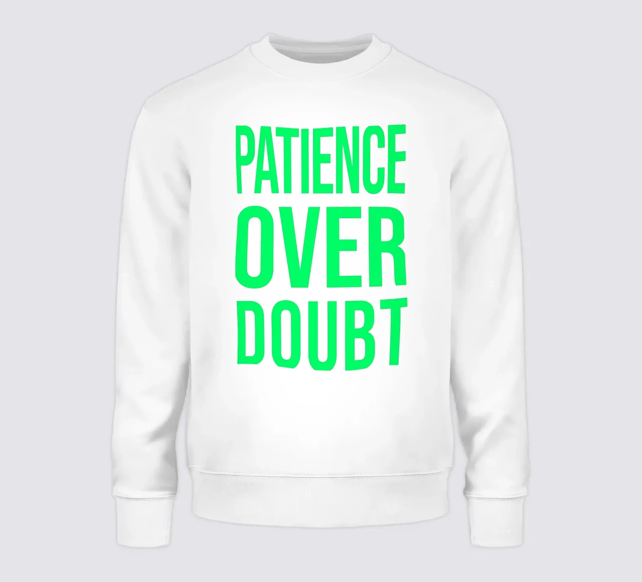 OVER series - bold letters, brave values (5 colors) sudadera de FRICKE DESIGN