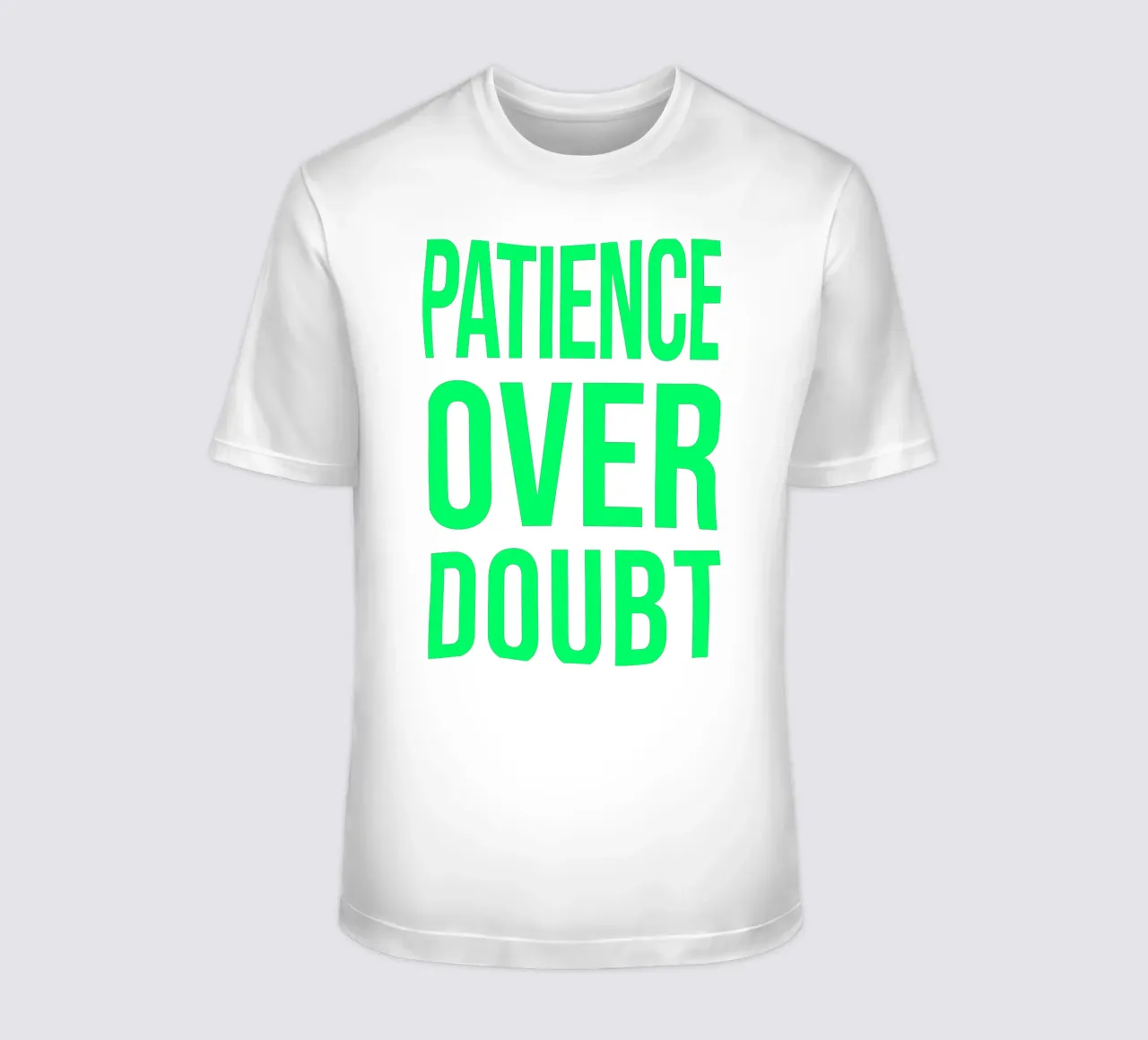 OVER series - bold letters, brave values (5 colors) t-shirt da FRICKE DESIGN