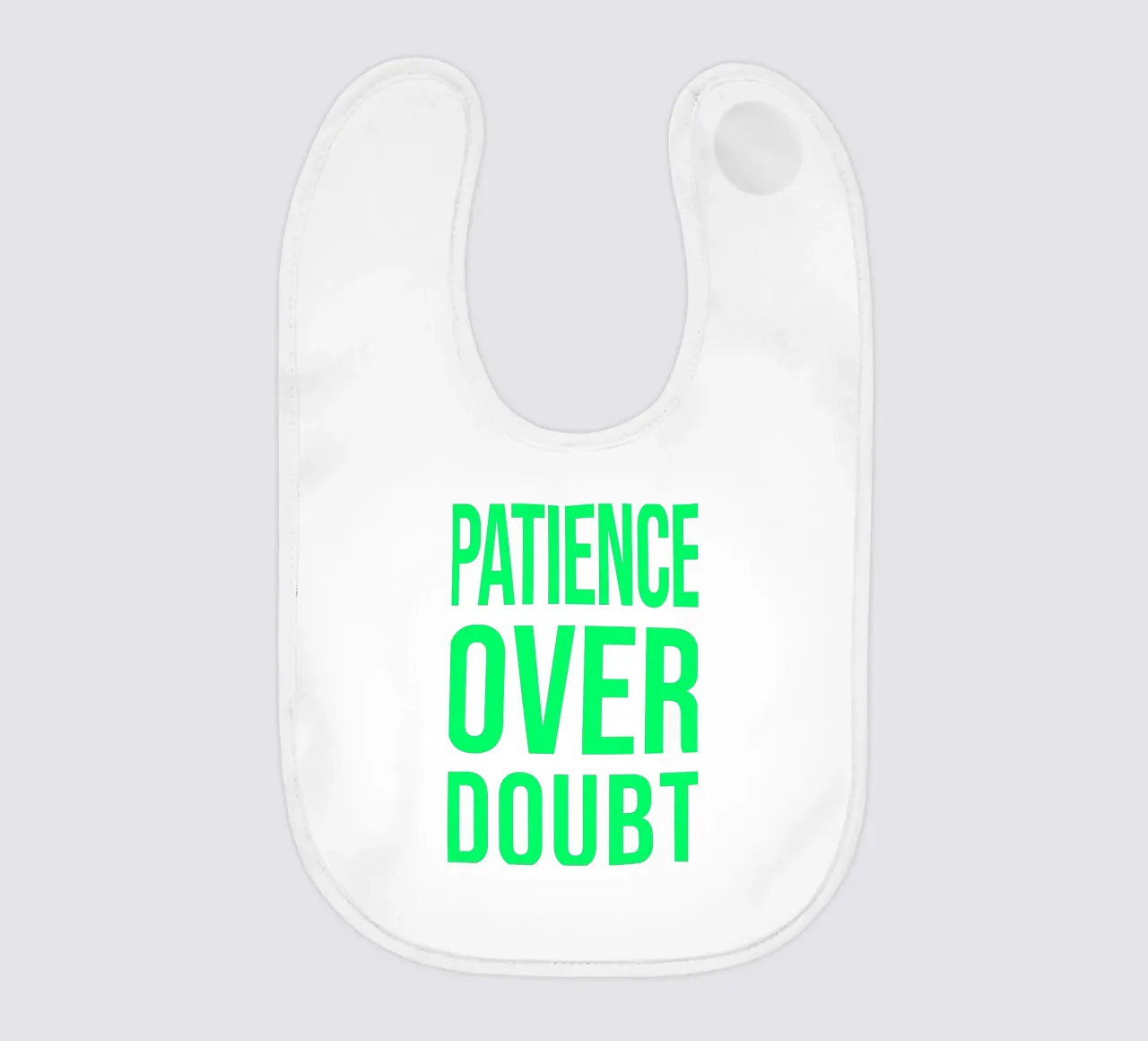 OVER series - bold letters, brave values (5 colors) bavaglino da FRICKE DESIGN