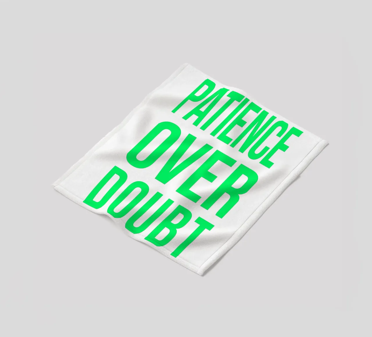 OVER series - bold letters, brave values (5 colors) coperta in pile da FRICKE DESIGN