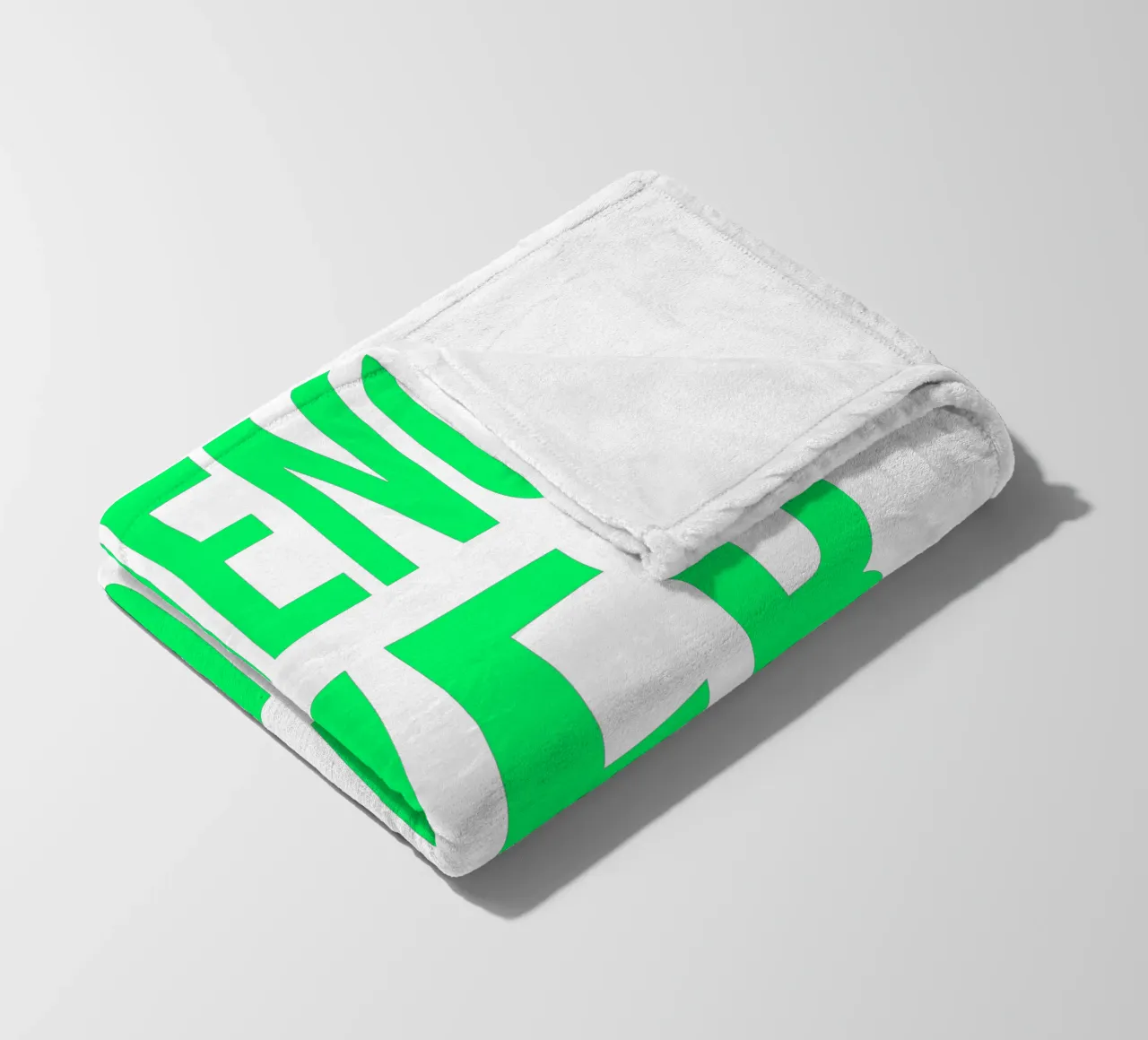OVER series - bold letters, brave values (5 colors) coperta in pile da FRICKE DESIGN