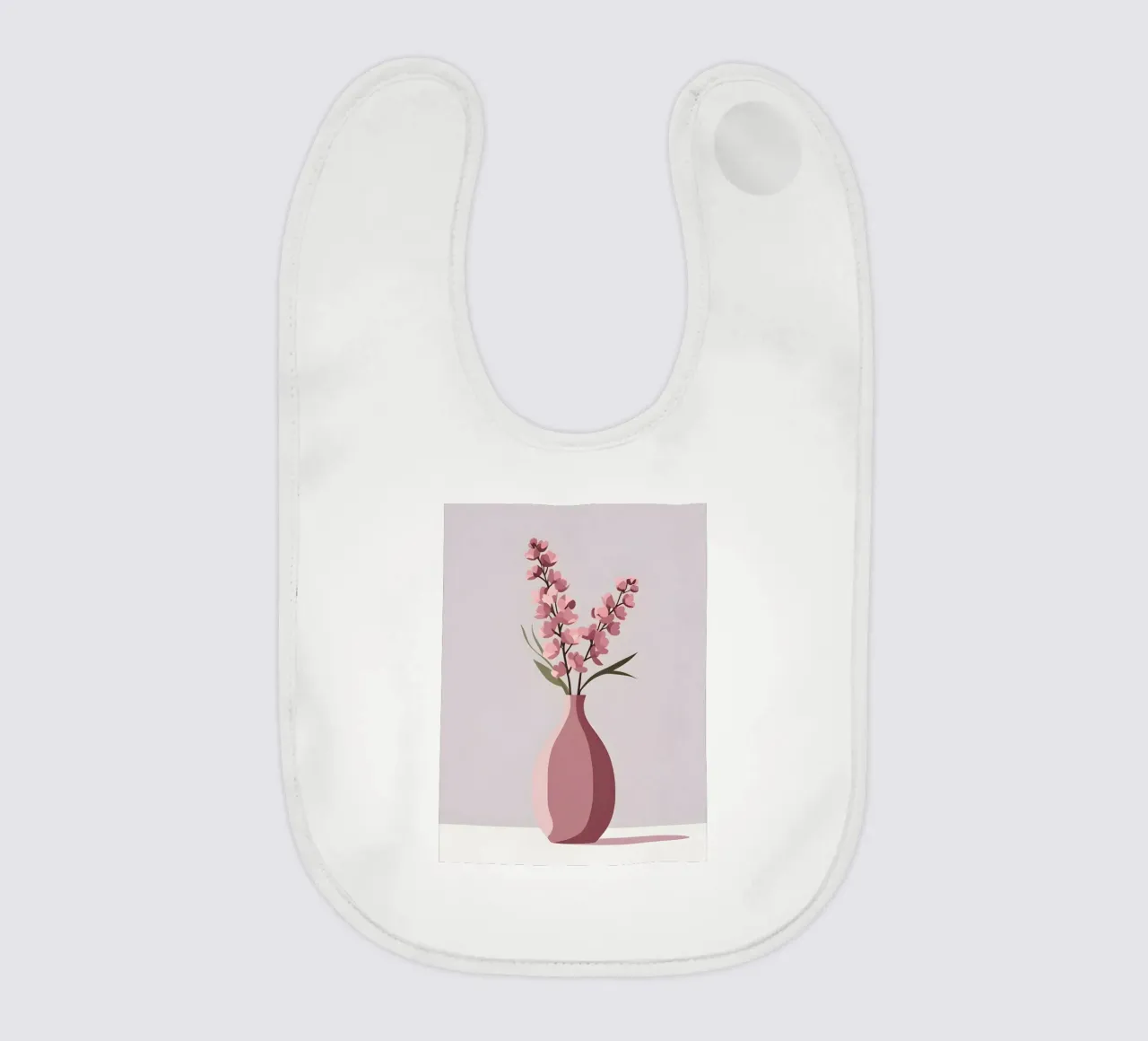 Vase Shape - Flat Vector baby bib by LIFESTYLE OBJECTS