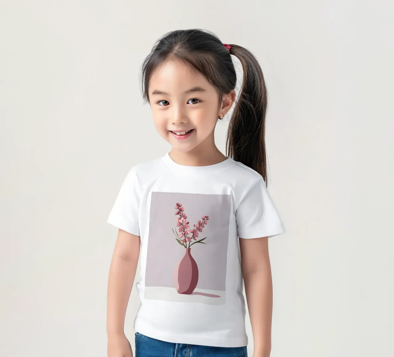 Vase Shape - Flat Vector kinder t-shirt van LIFESTYLE OBJECTS