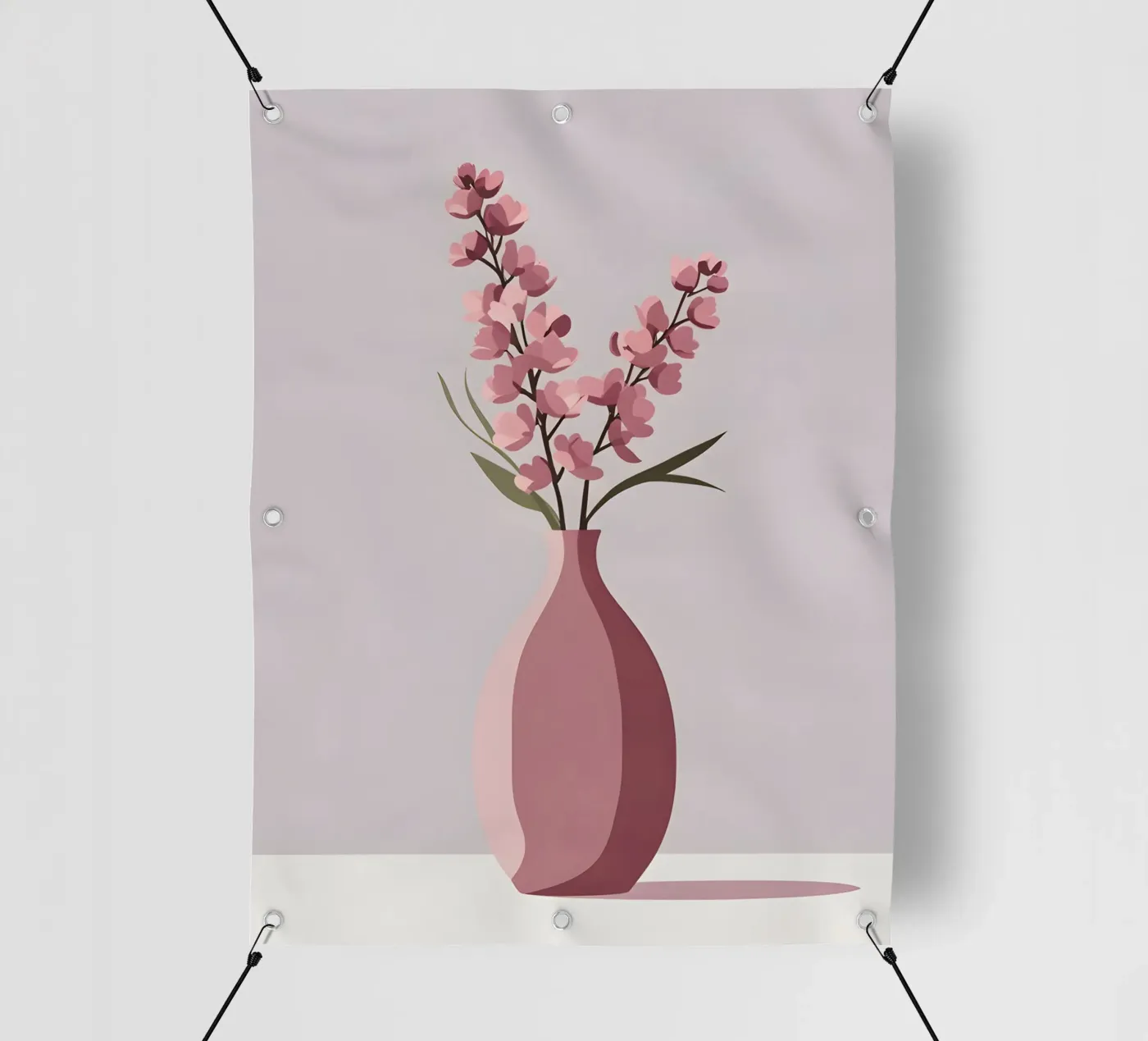 Vase Shape - Flat Vector pvc cover by LIFESTYLE OBJECTS