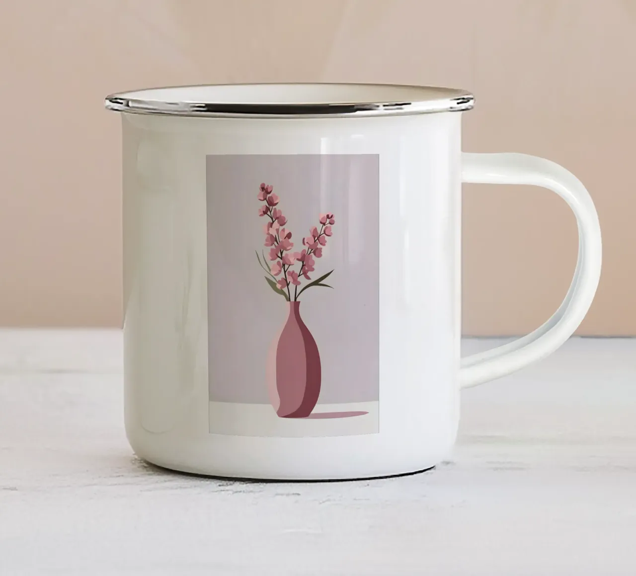 Forma del vaso - Vettore piatto tazza in smalto da LIFESTYLE OBJECTS