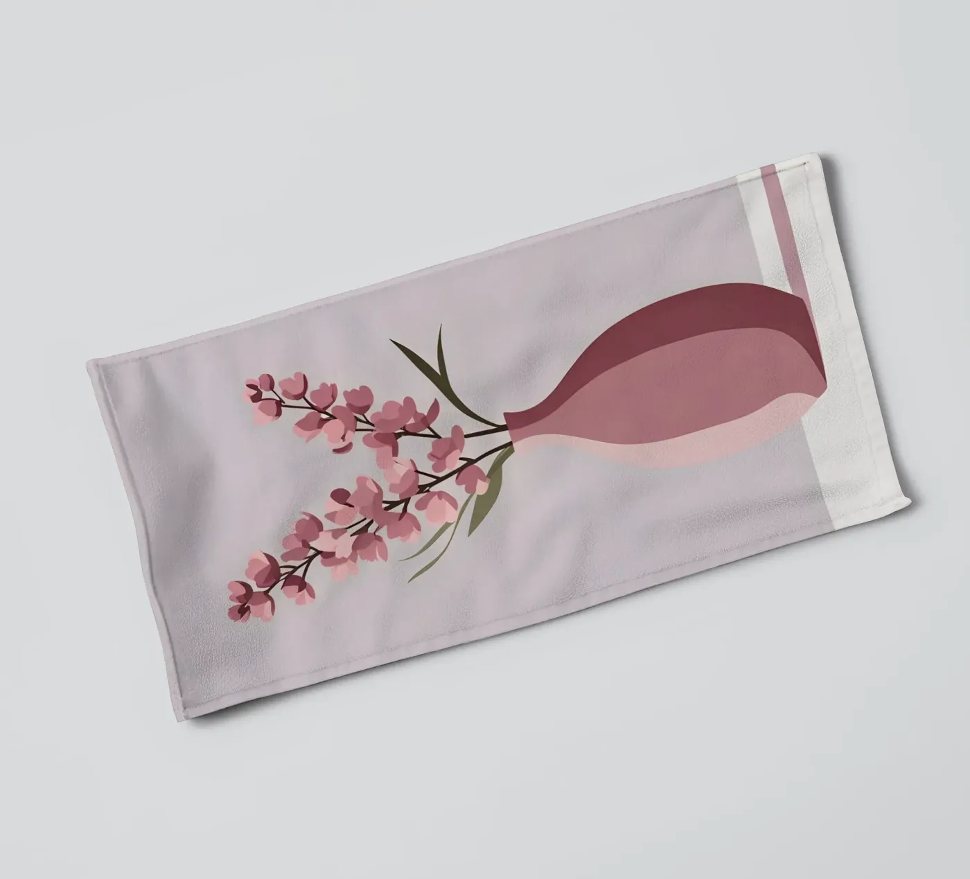 Vase Shape - Flat Vector towel by LIFESTYLE OBJECTS