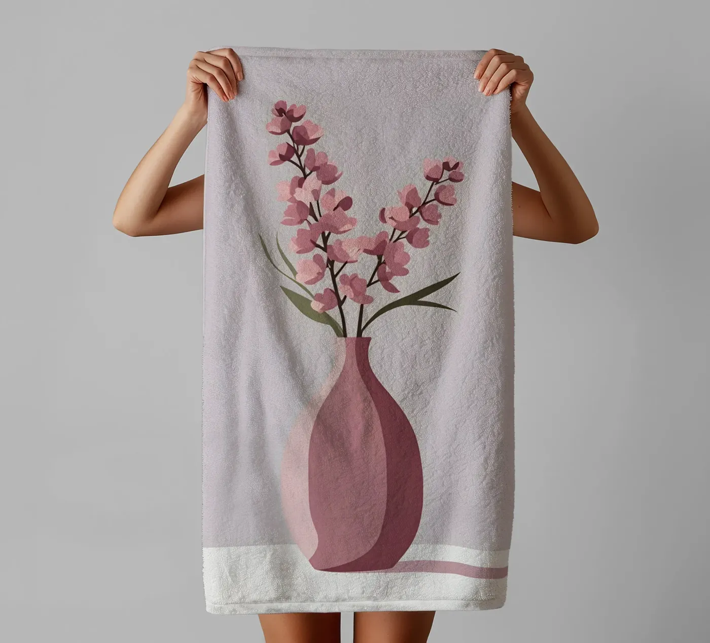 Vase Shape - Flat Vector towel by LIFESTYLE OBJECTS
