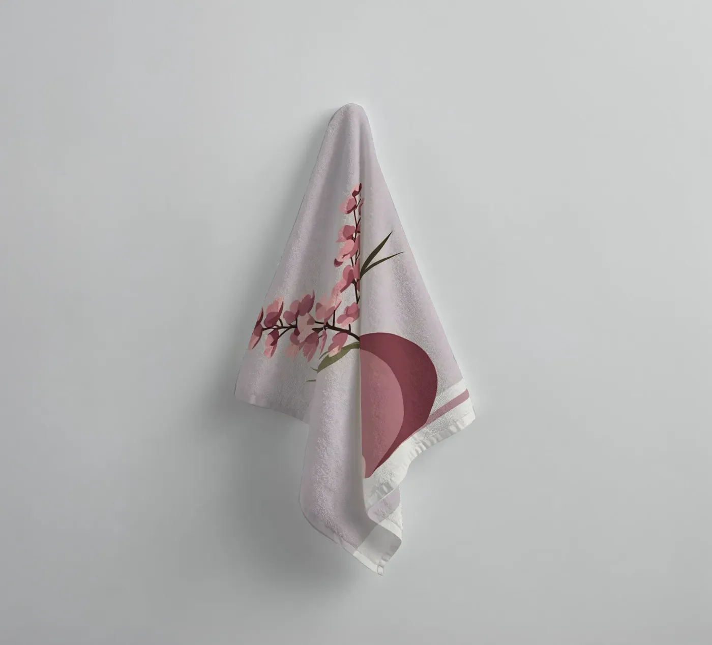 Vase Shape - Flat Vector towel by LIFESTYLE OBJECTS