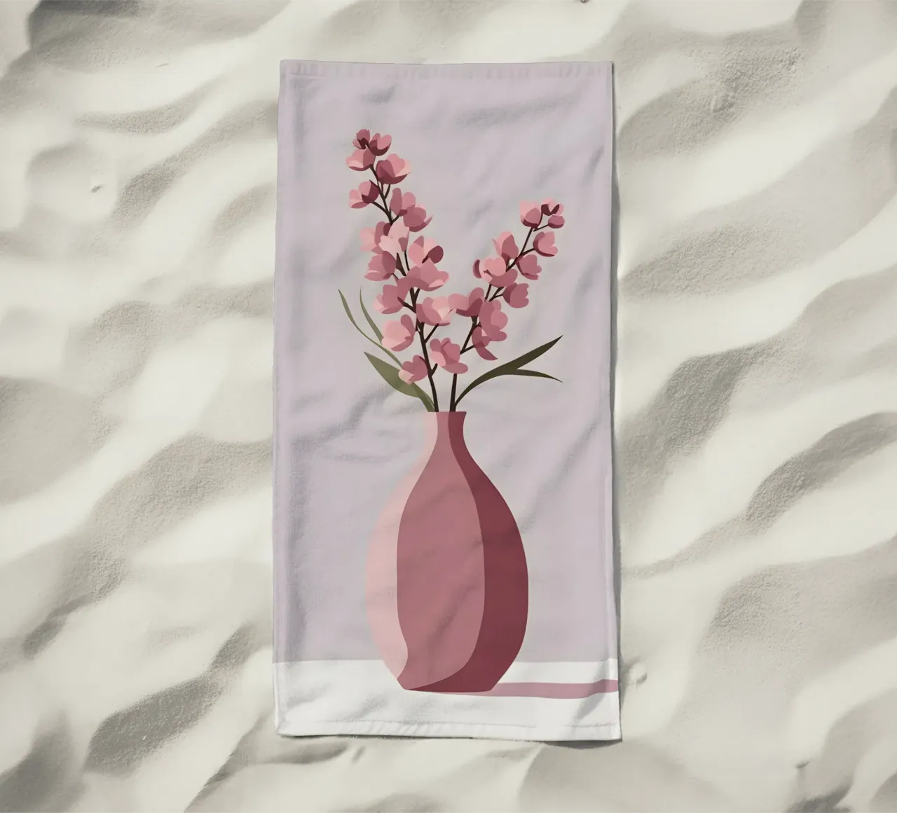 Forma del vaso - Vettore piatto telo mare da LIFESTYLE OBJECTS