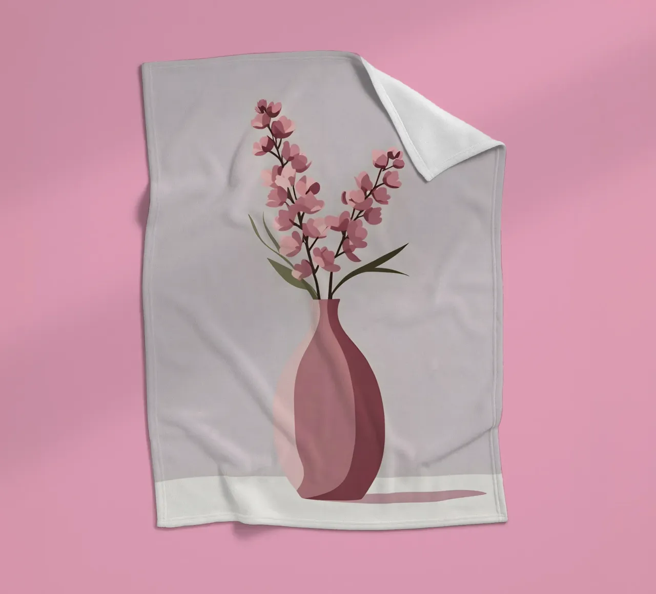 Vaas Vorm - Vlakke Vector fleecedeken van LIFESTYLE OBJECTS