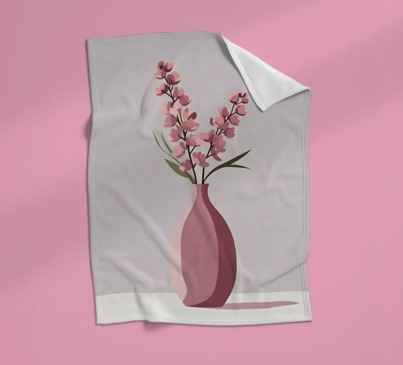 Vase Shape - Flat Vector Fleecedecke von LIFESTYLE OBJECTS