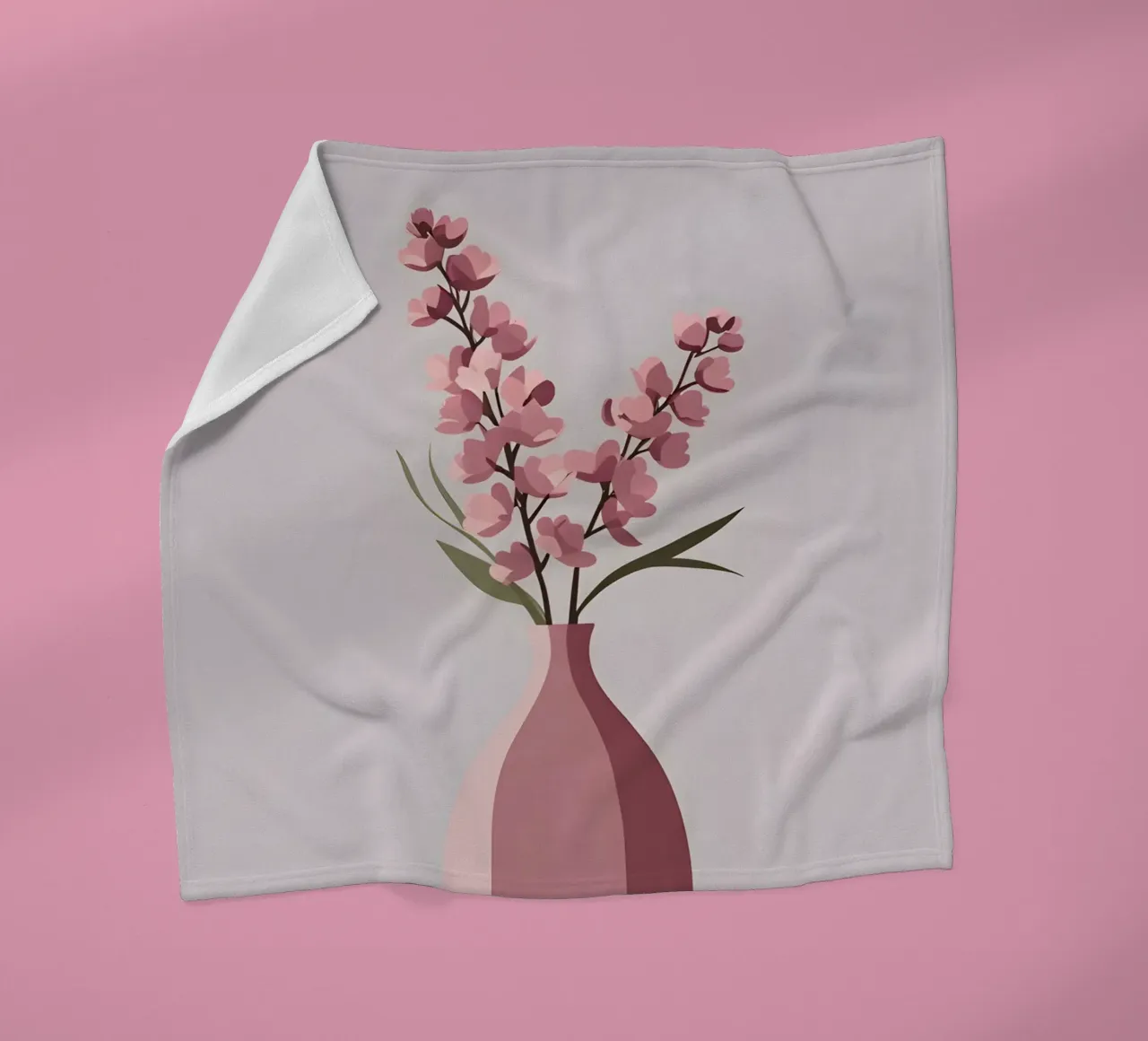 Vaas Vorm - Vlakke Vector fleecedeken van LIFESTYLE OBJECTS