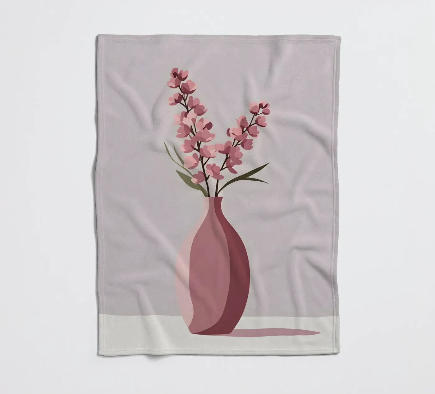 Vase Shape - Flat Vector Fleecedecke von LIFESTYLE OBJECTS