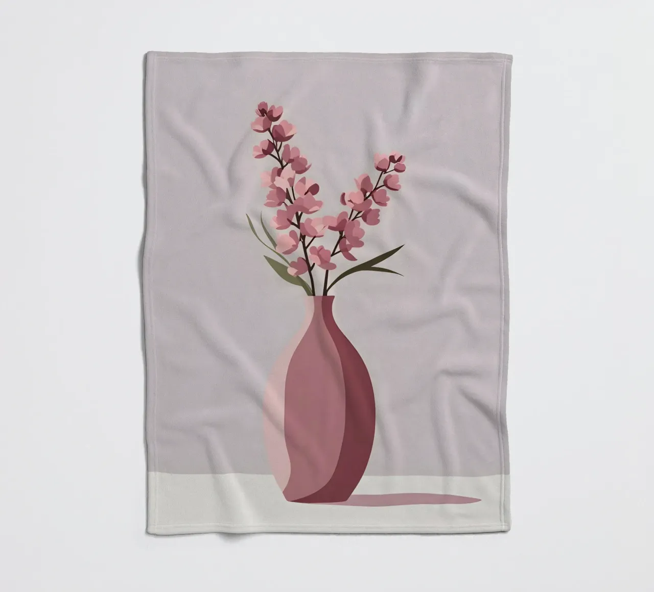 Vaas Vorm - Vlakke Vector fleecedeken van LIFESTYLE OBJECTS