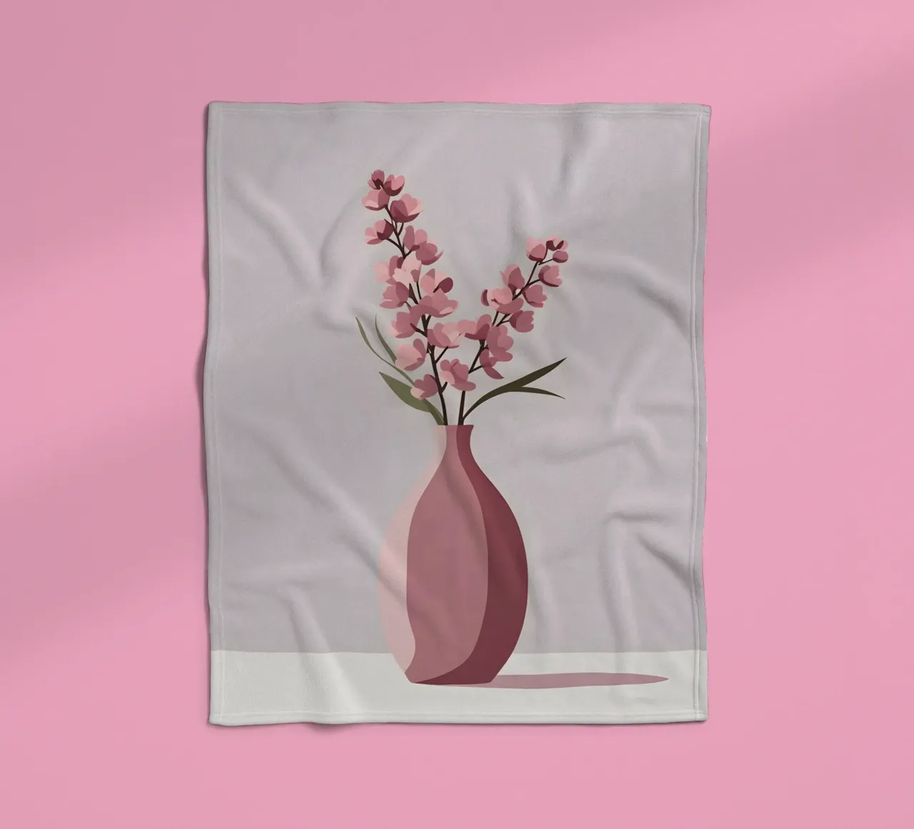 Vaas Vorm - Vlakke Vector fleecedeken van LIFESTYLE OBJECTS