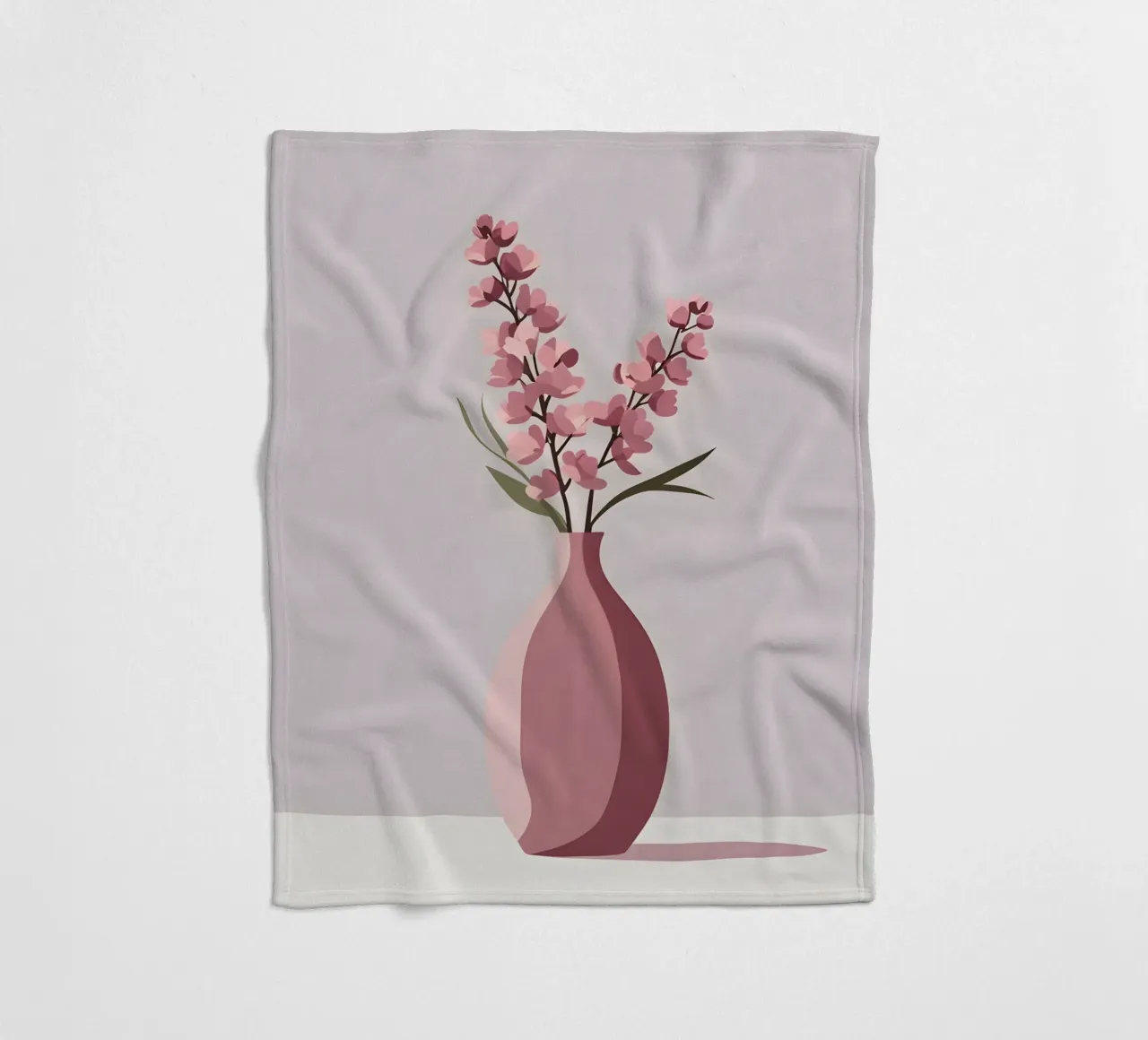 Vaas Vorm - Vlakke Vector fleecedeken van LIFESTYLE OBJECTS