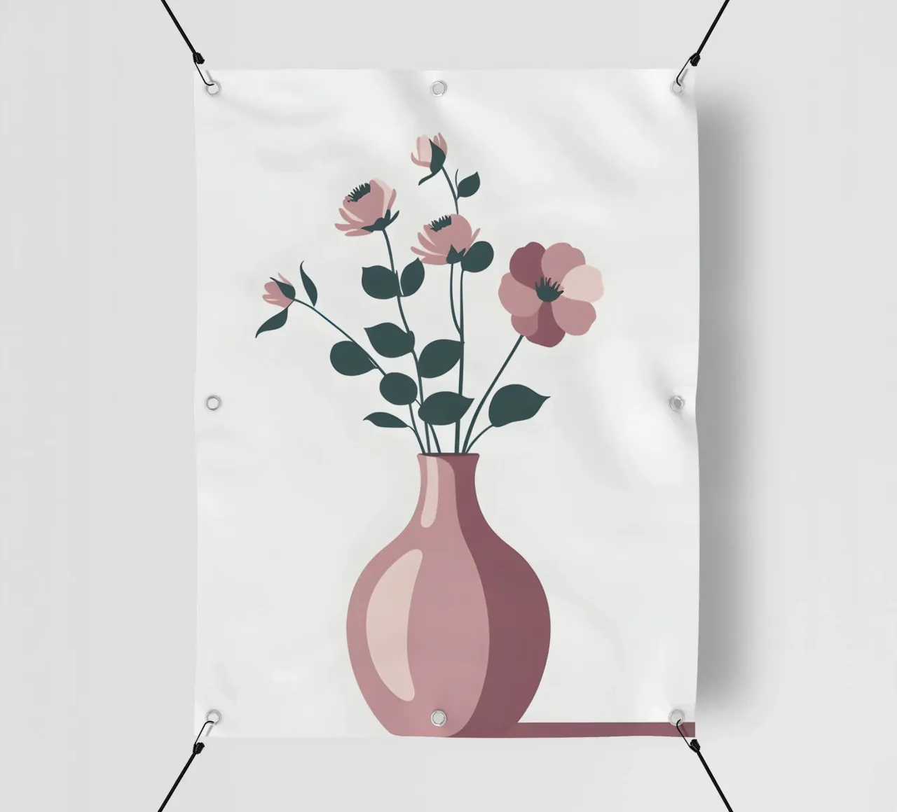 Forma del vaso - Vettore piatto telo in pvc da Botanical Gallery