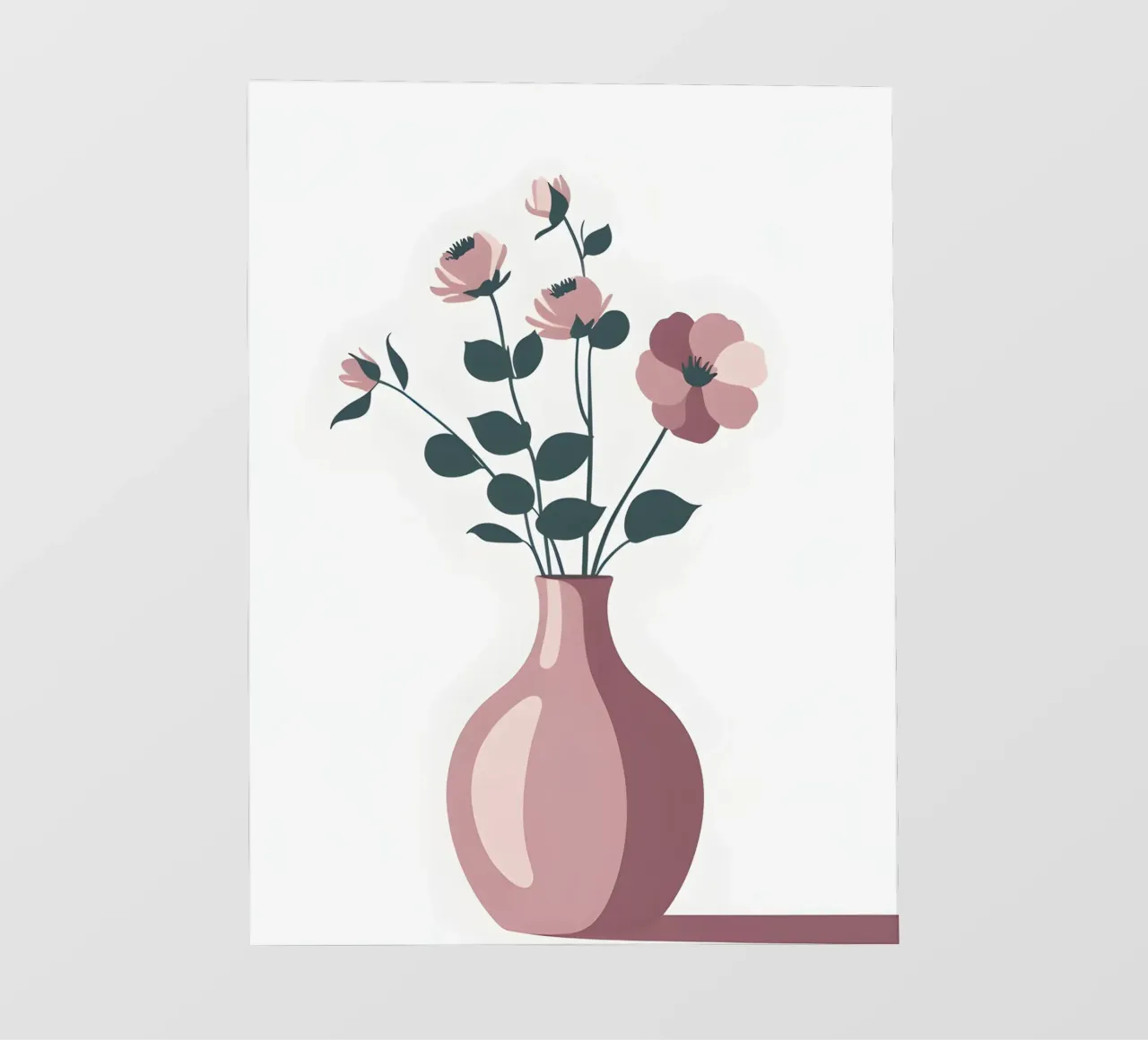 Forma del vaso - Vettore piatto telo in pvc da Botanical Gallery