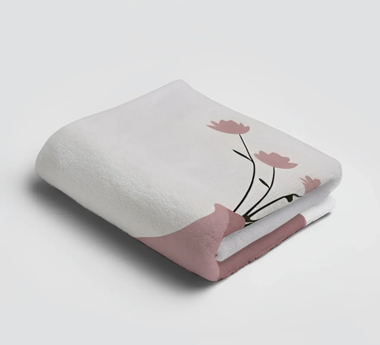Vase Shape - Flat Vector towel by Botanical Gallery