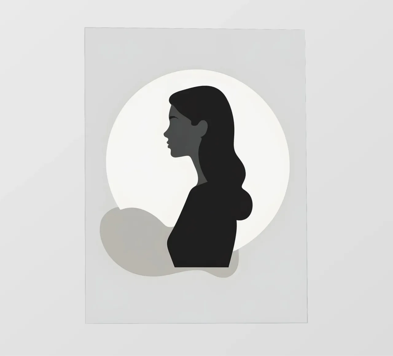 Female Profile - Zero Shadow pellicola backlit da Botanical Gallery