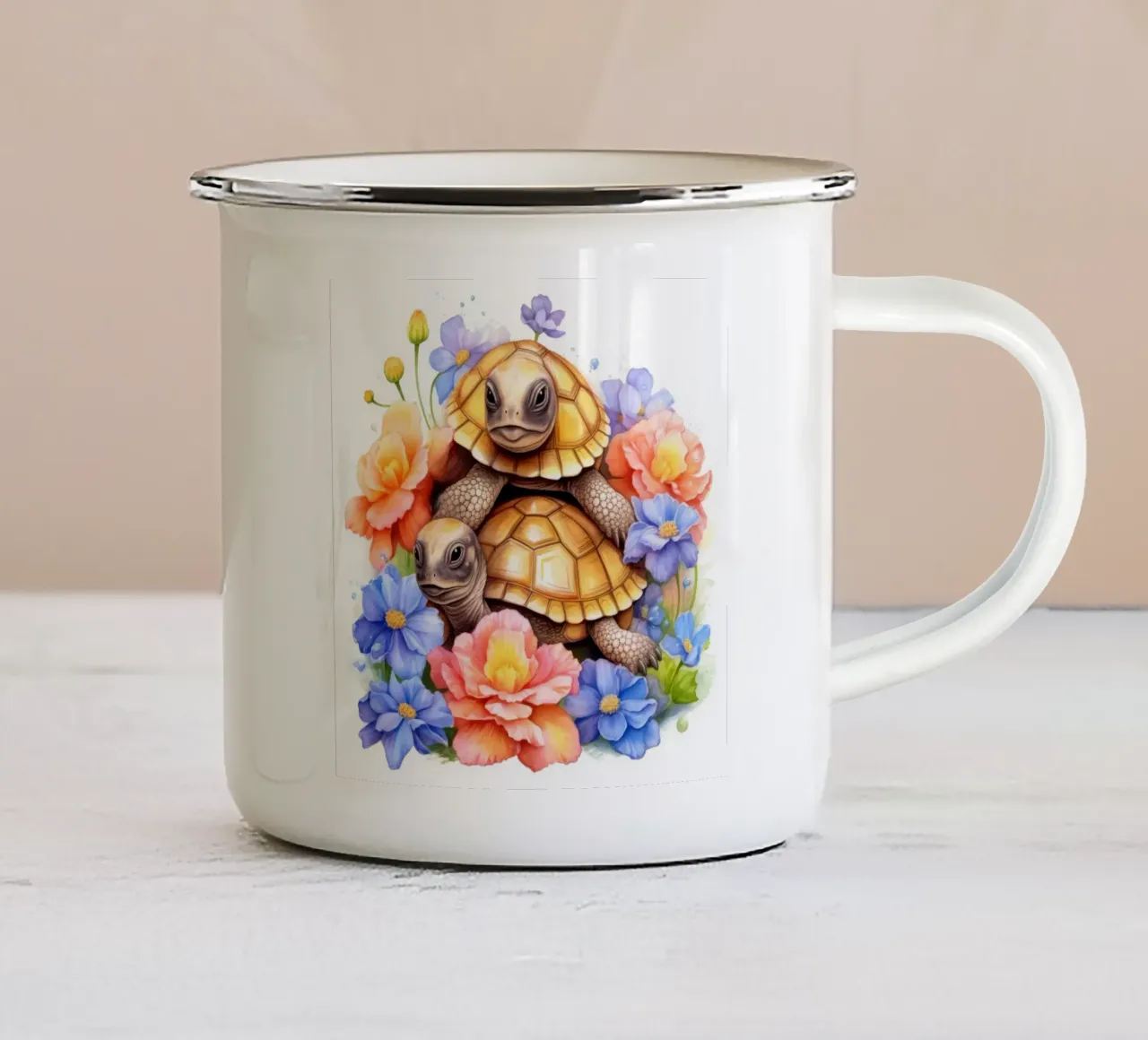 Baby tartarughe tazza in smalto da Happy Littles