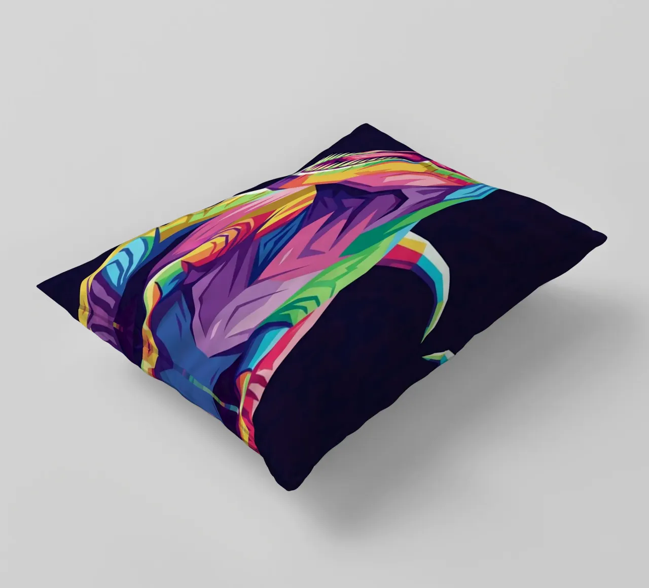 T-REX colorato pop art cuscino da Wild Life studio
