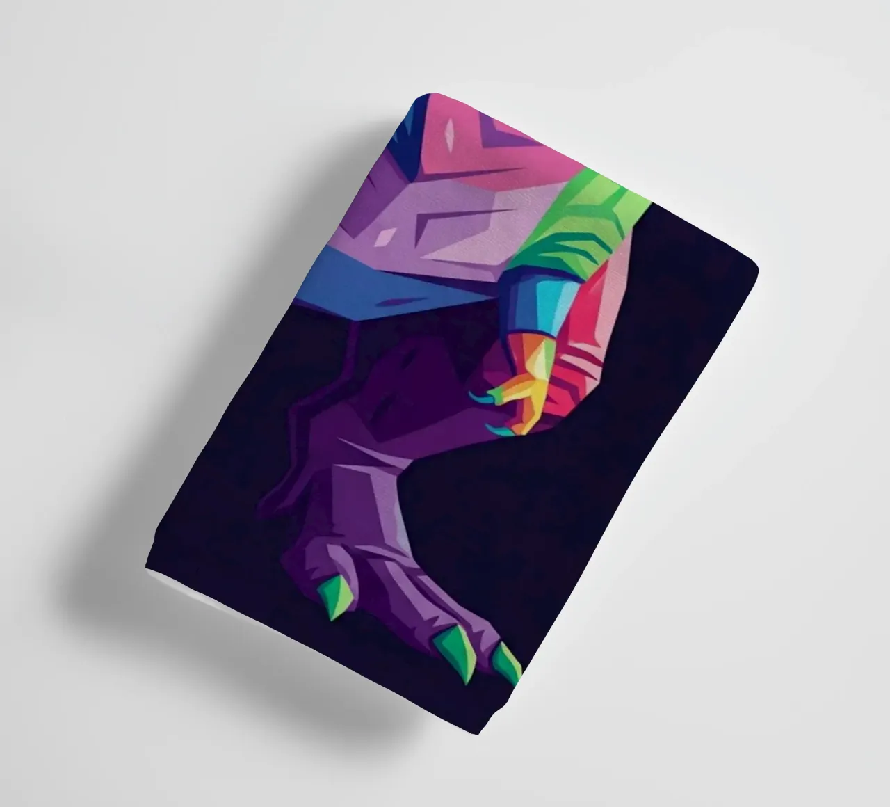 T-REX colorato pop art asciugamano da bagno da Wild Life studio