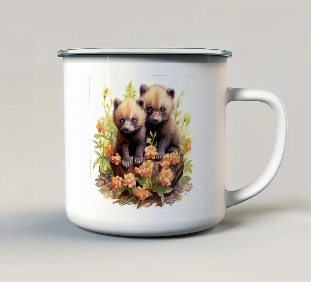 Baby Wolverines tazza in smalto da Happy Littles
