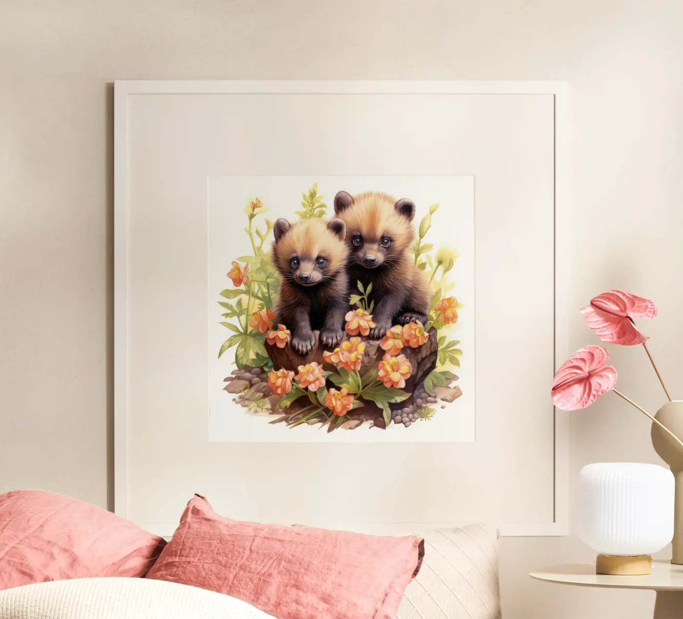 Baby Wolverines poster da Happy Littles