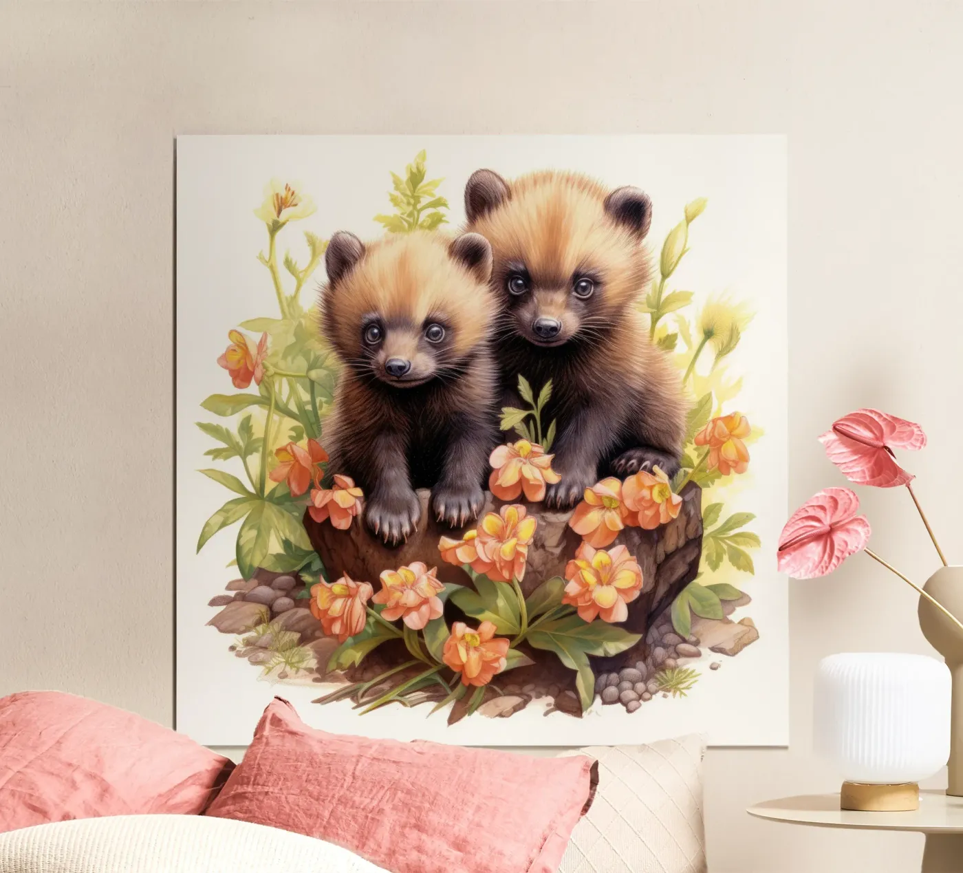 Baby Wolverines poster da Happy Littles