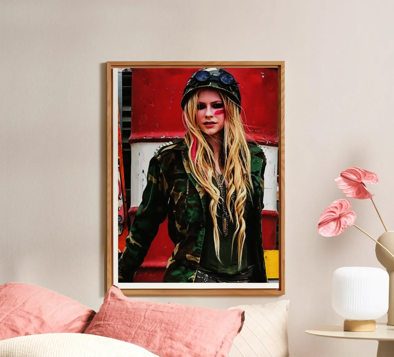 Avril Lavigne Army alluminio dibond da Torres 9