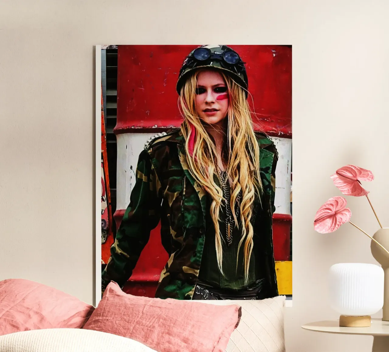 Avril Lavigne Army alluminio dibond da Torres 9