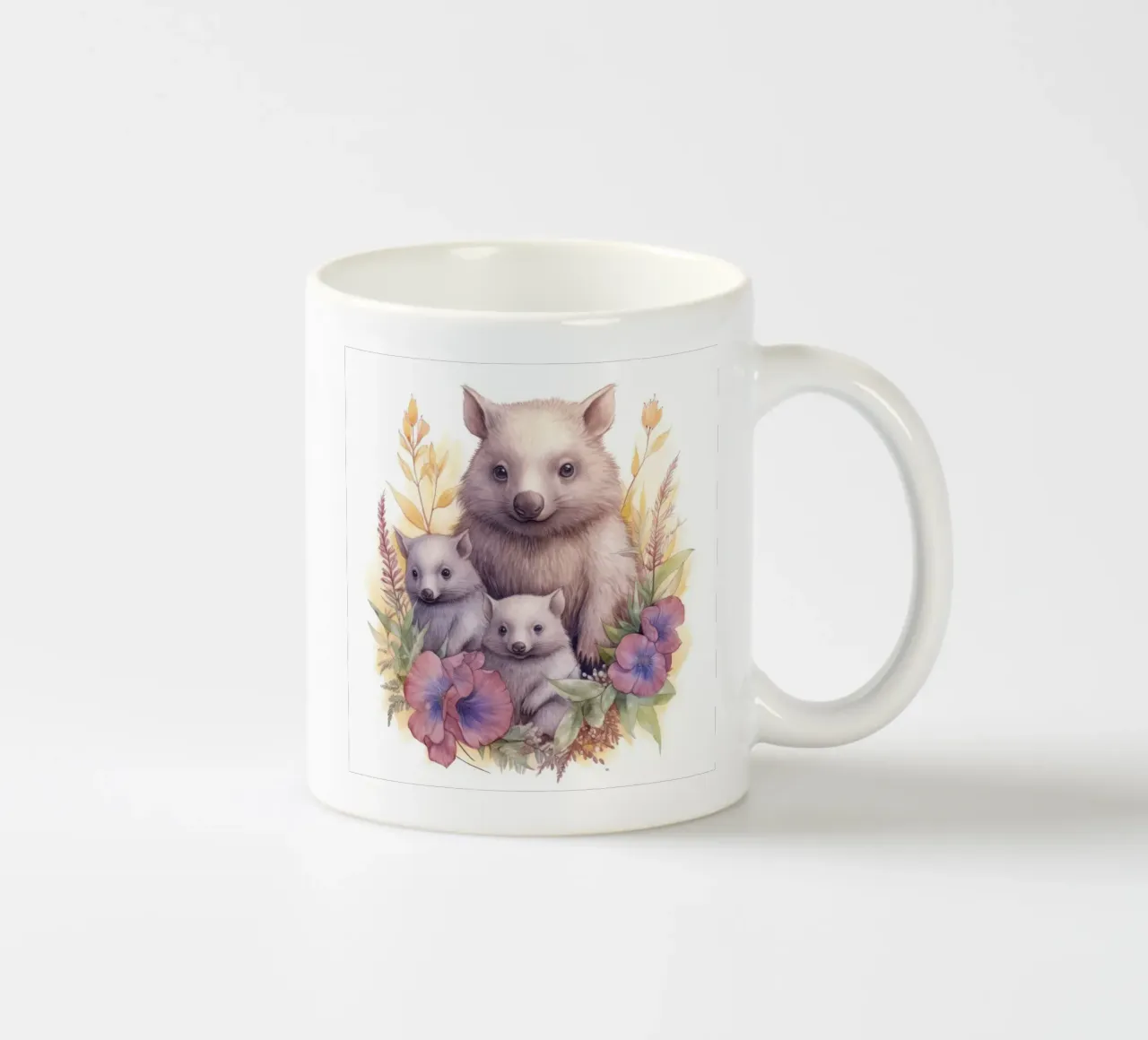 Piccoli vombati tazza in ceramica da Happy Littles