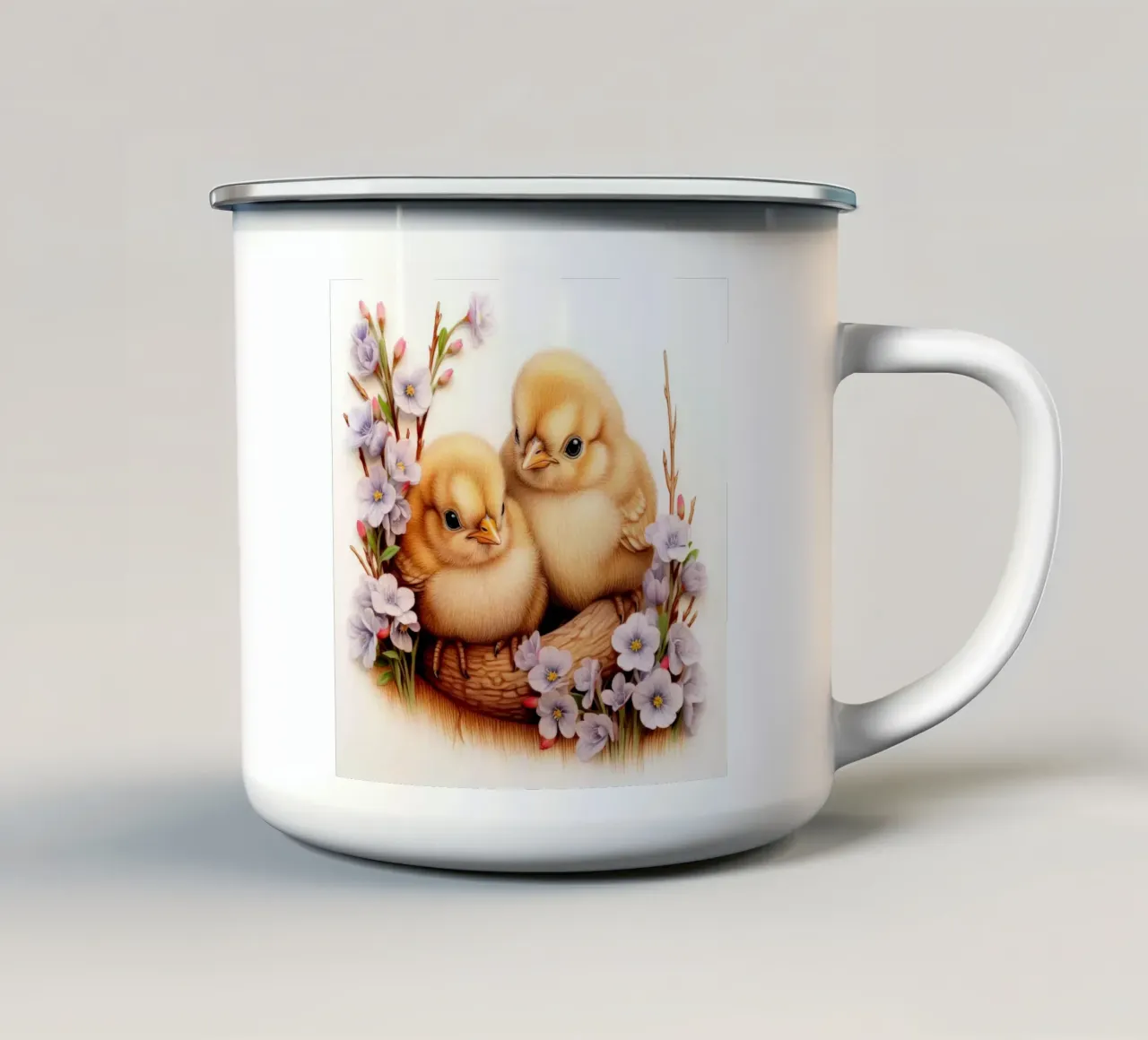 Pulcini tazza in smalto da Happy Littles