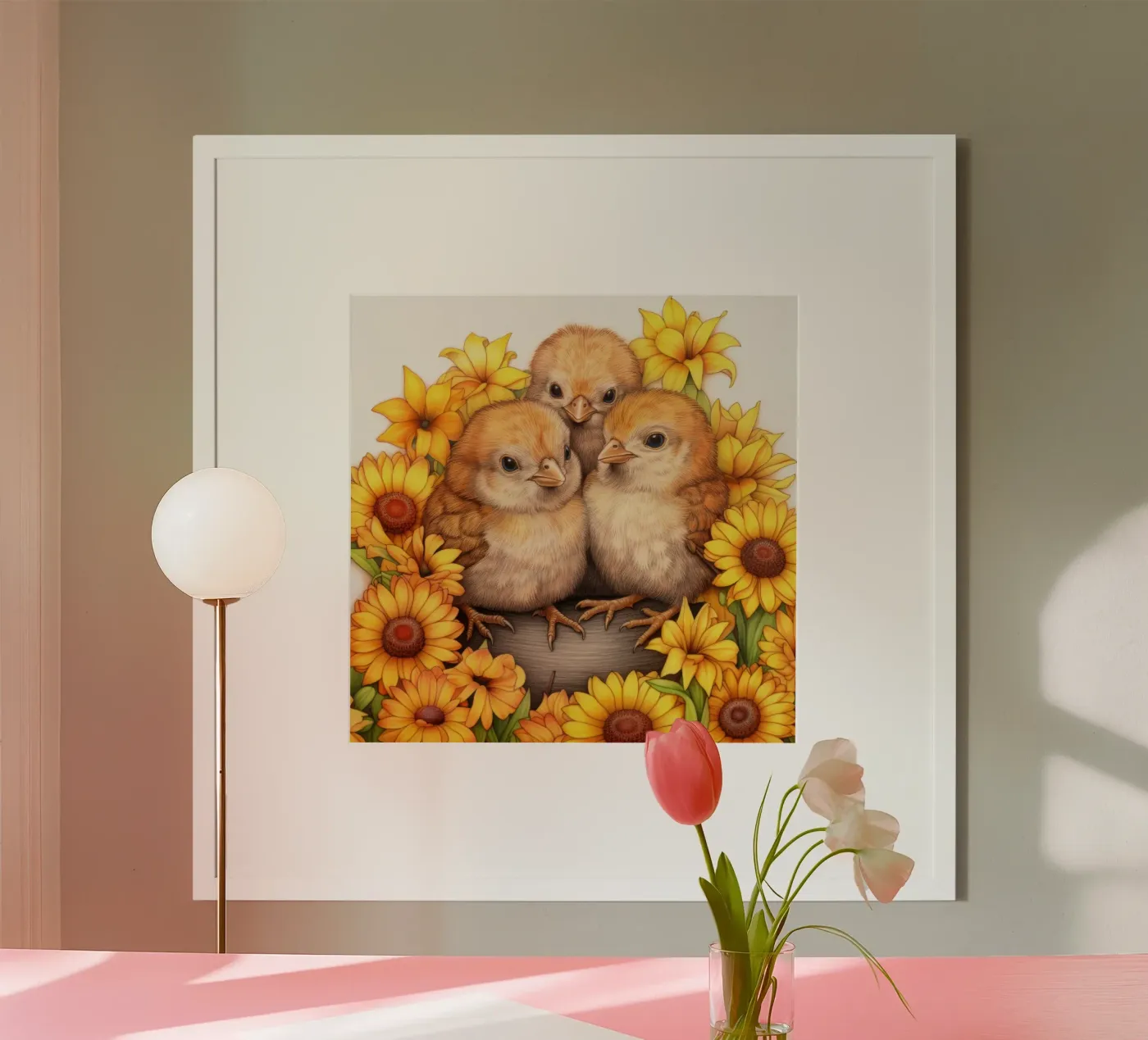 Bébés poussins poster de Happy Littles