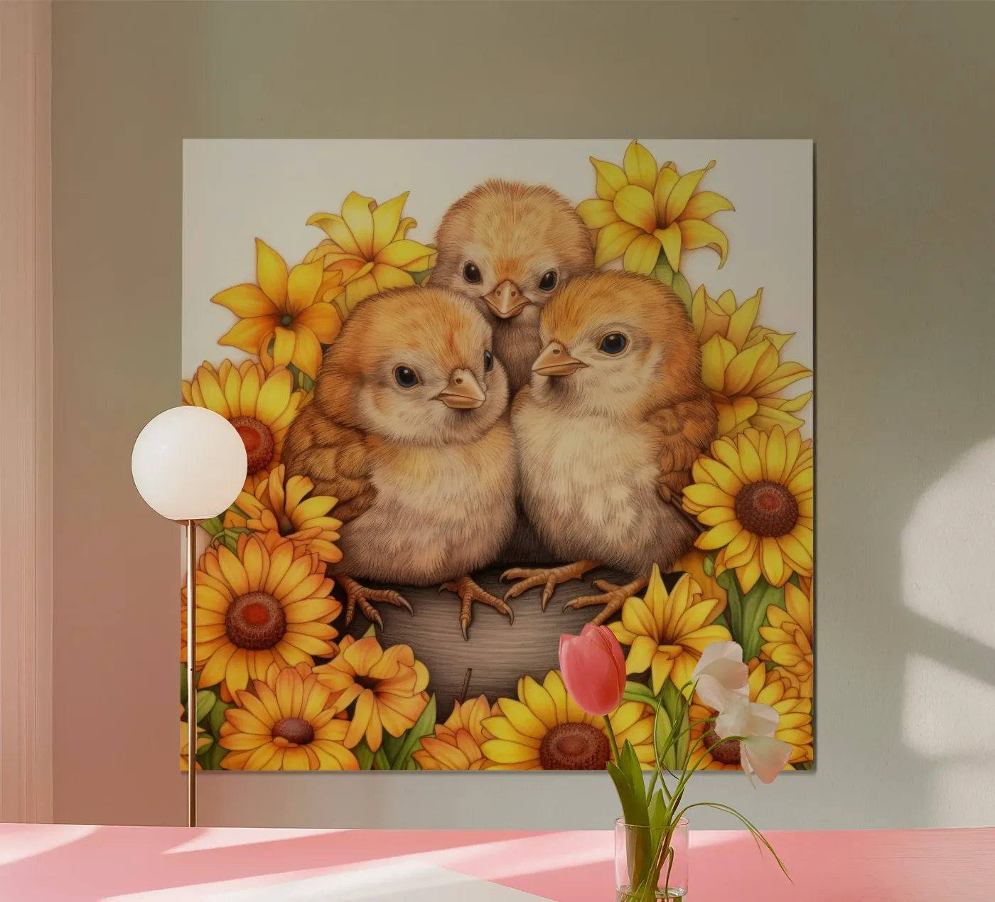 Bébés poussins poster de Happy Littles