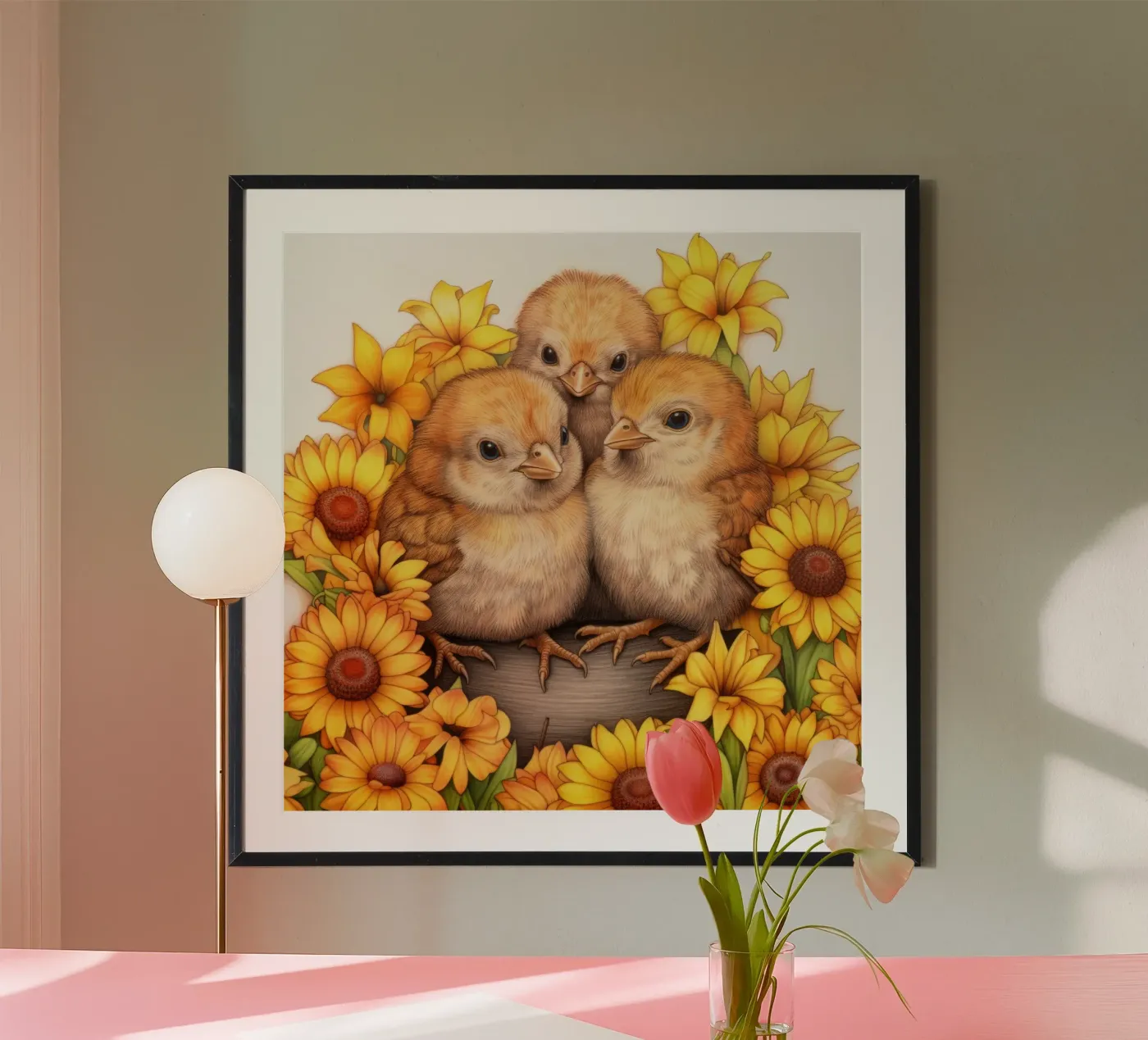 Bébés poussins poster de Happy Littles