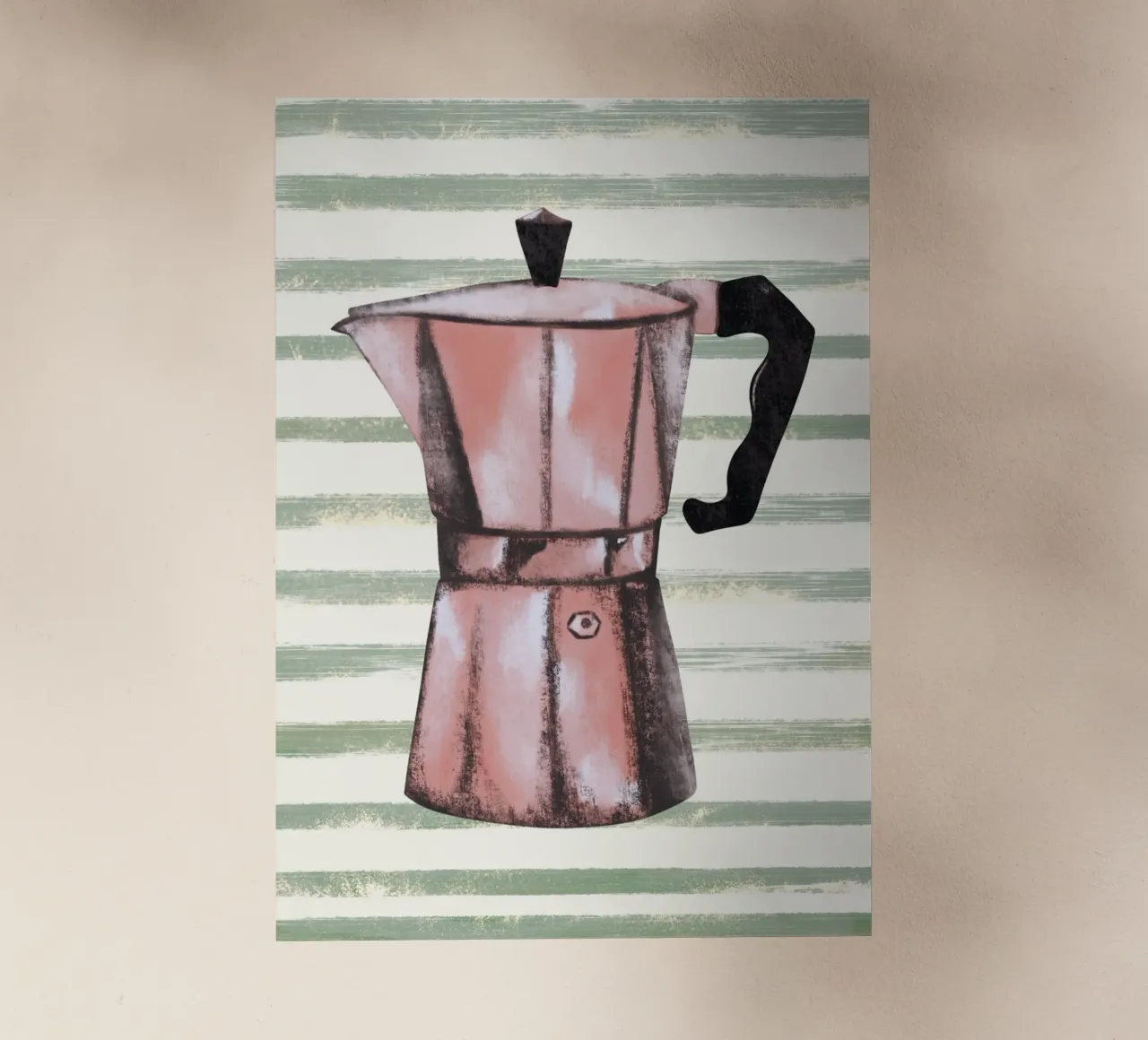 Retro coffee pot pellicola backlit da PinkCandyWalls
