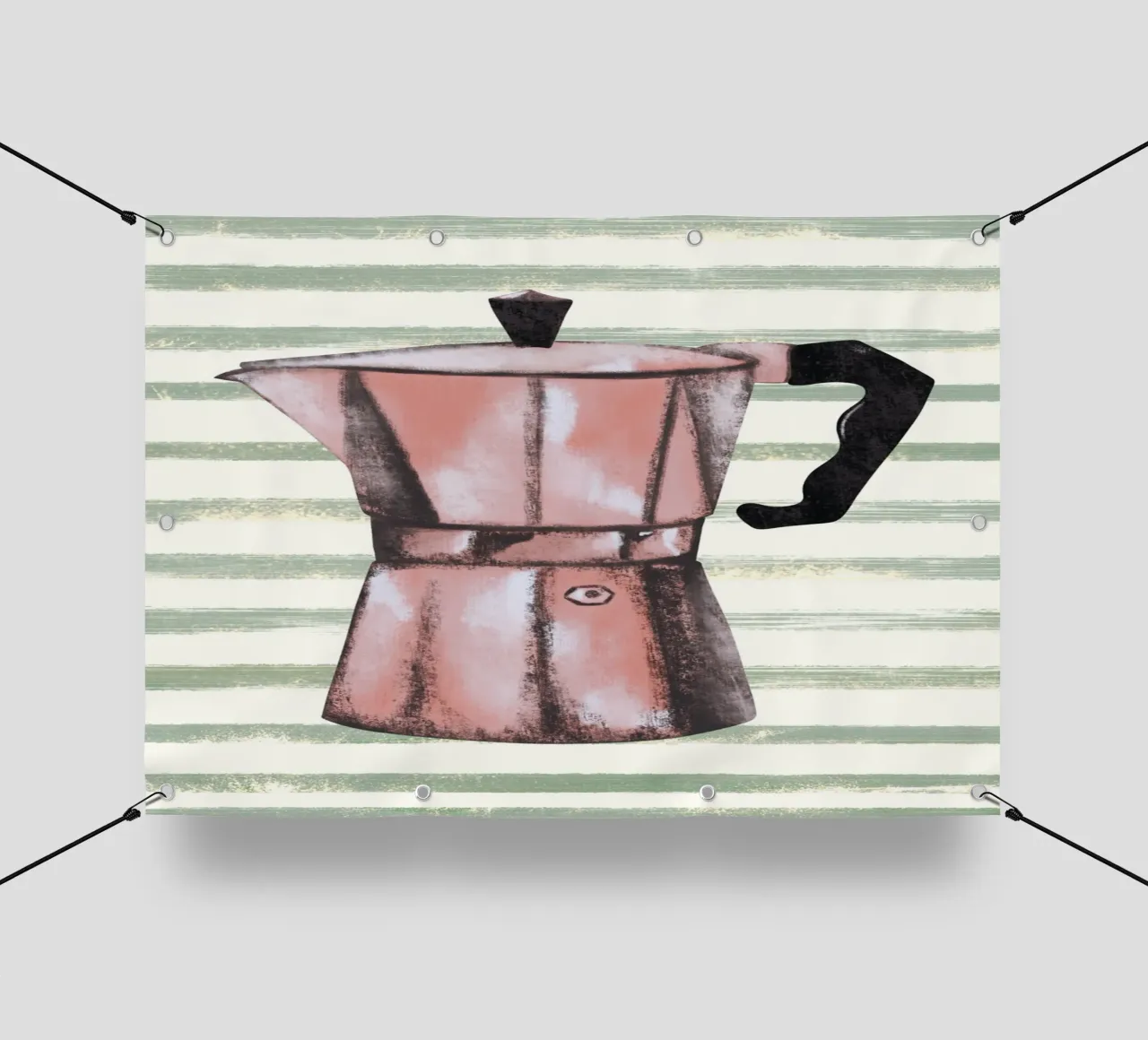 Retro coffee pot telo in pvc da PinkCandyWalls