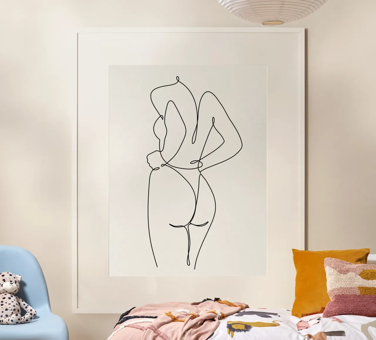 Line art di una donna carta hahnemühle da Craig Harris